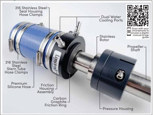 Lasdrop Gen II Shaft Seal Diagram