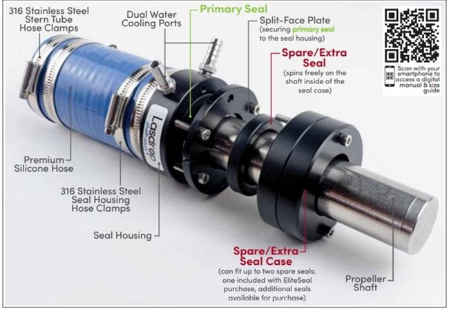 Lasdrop EliteSeal Shaft Seal Diagram