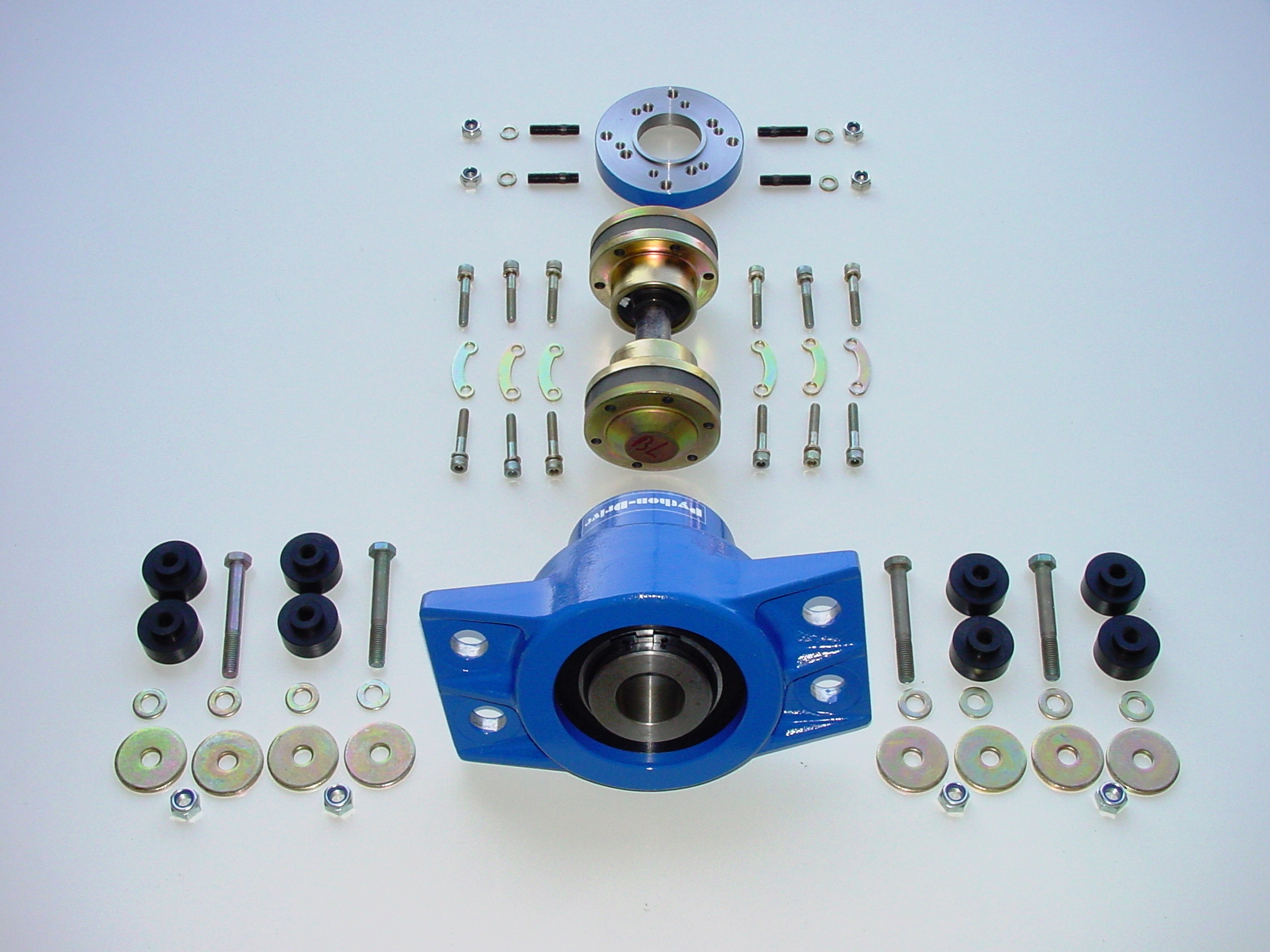Complete Python Drive Assembly with Mounts, CV Joints, and Hardware